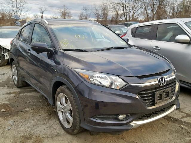 3CZRU6H77GM709865 - 2016 HONDA HR-V EXL CHARCOAL photo 1