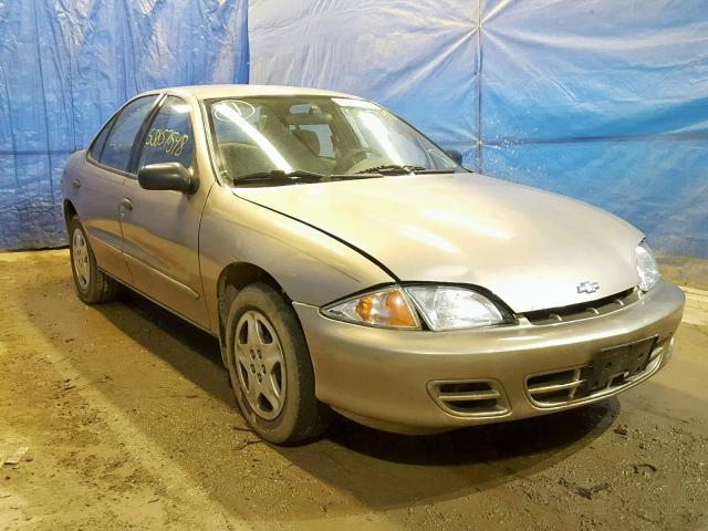 1G1JF524327267295 - 2002 CHEVROLET CAVALIER L TAN photo 1