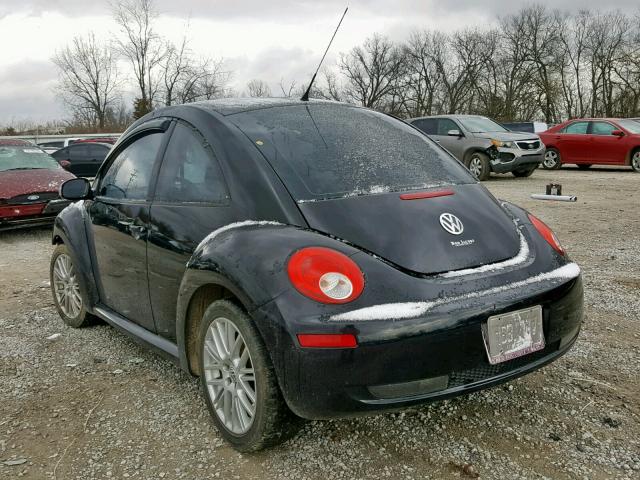 3VWRW31C57M502510 - 2007 VOLKSWAGEN NEW BEETLE შავი ფოტო 3