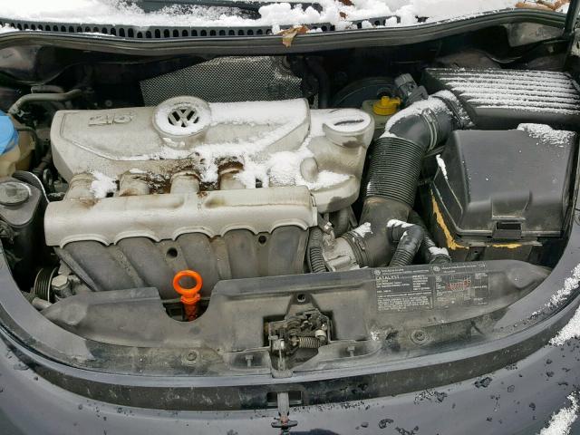3VWRW31C57M502510 - 2007 VOLKSWAGEN NEW BEETLE შავი ფოტო 7