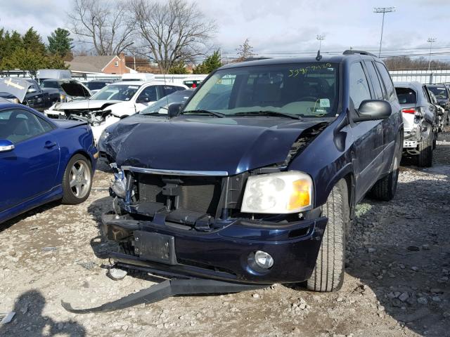 1GKDT13S382218580 - 2008 GMC ENVOY BLUE photo 2