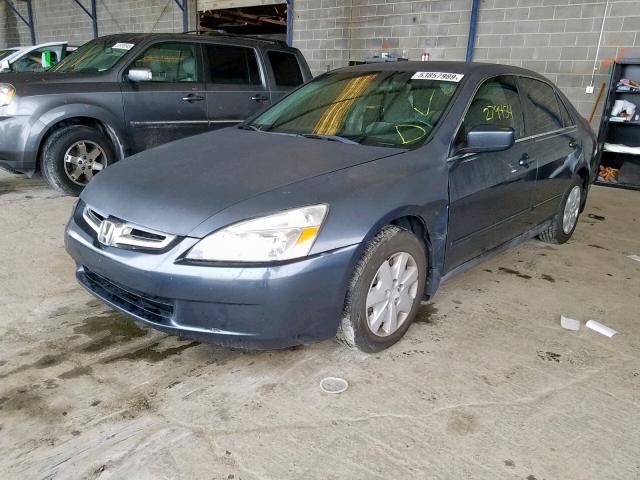 1HGCM56404A108452 - 2004 HONDA ACCORD LX GRAY photo 2