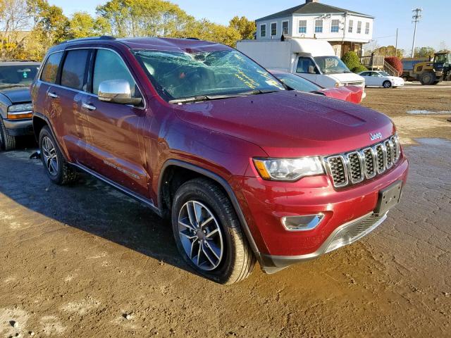 1C4RJFBG3KC712215 - 2019 JEEP GRAND CHER RED photo 1