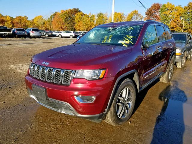1C4RJFBG3KC712215 - 2019 JEEP GRAND CHER RED photo 2