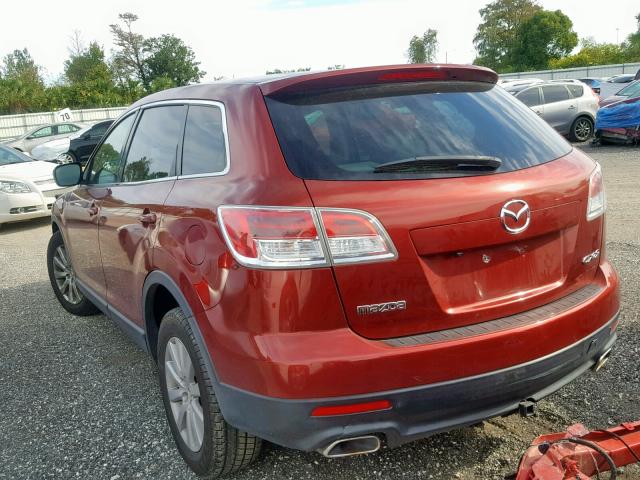 JM3TB38A880157140 - 2008 MAZDA CX-9 RED photo 3