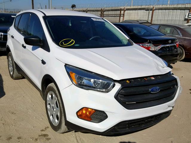 1FMCU0F74HUB81528 - 2017 FORD ESCAPE S WHITE photo 1