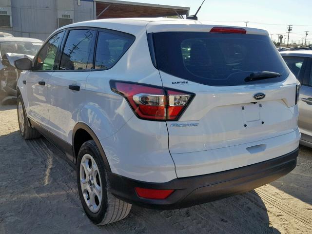 1FMCU0F74HUB81528 - 2017 FORD ESCAPE S WHITE photo 3