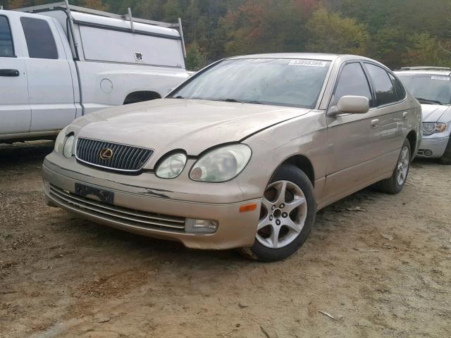 JT8BD69SX10134972 - 2001 LEXUS GS 300 GOLD photo 2