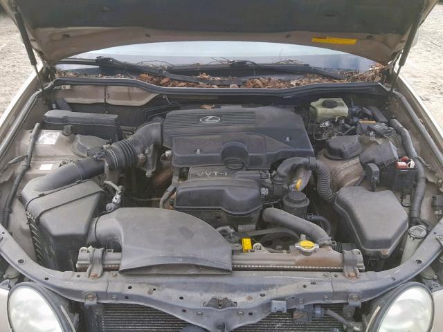 JT8BD69SX10134972 - 2001 LEXUS GS 300 GOLD photo 7