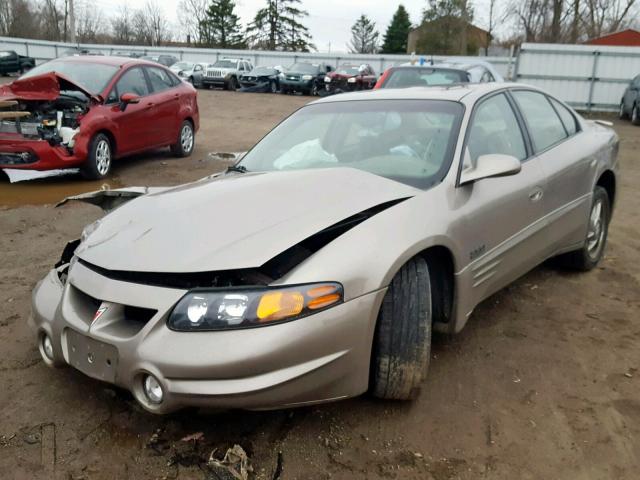 1G2HZ5419Y4244828 - 2000 PONTIAC BONNEVILLE BEIGE photo 2