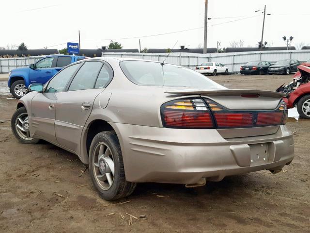 1G2HZ5419Y4244828 - 2000 PONTIAC BONNEVILLE BEIGE photo 3