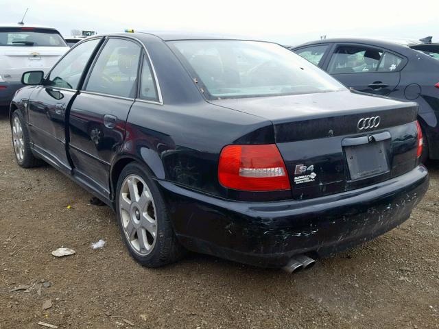 WAURD68D41A096875 - 2001 AUDI S4 2.7 QUA BLACK photo 3