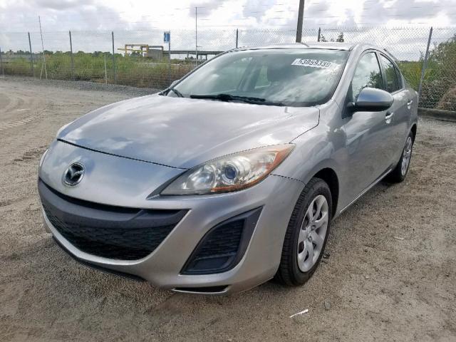 JM1BL1SF9A1248878 - 2010 MAZDA 3 I SILVER photo 2