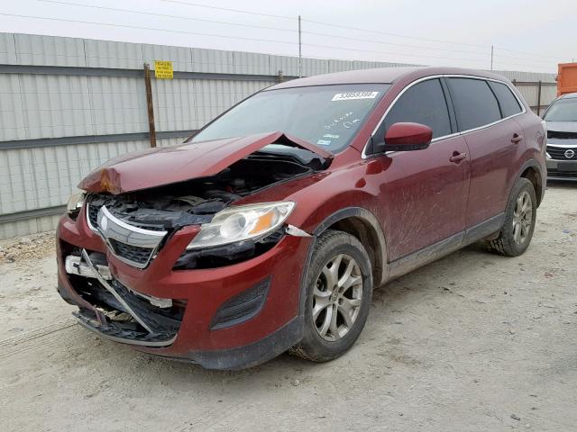 JM3TB2CV0C0344434 - 2012 MAZDA CX-9 MAROON photo 2