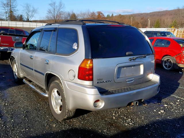 1GKDT13S962116407 - 2006 GMC ENVOY SILVER photo 3