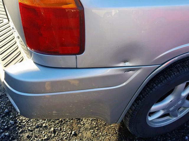 1GKDT13S962116407 - 2006 GMC ENVOY SILVER photo 9