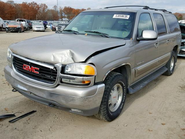 1GKFK16TX1J313195 - 2001 GMC YUKON XL K TAN photo 2