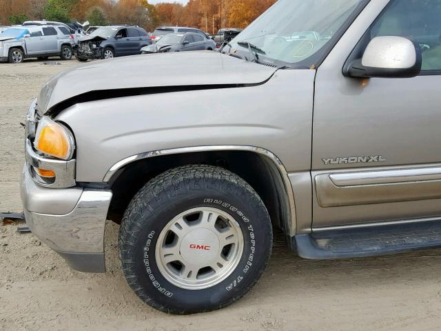 1GKFK16TX1J313195 - 2001 GMC YUKON XL K TAN photo 9