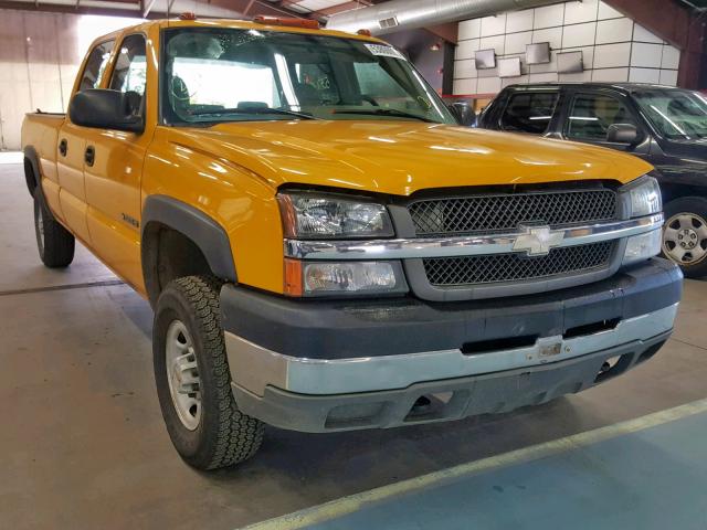 1GCHC23U64F134356 - 2004 CHEVROLET SILVERADO YELLOW photo 1