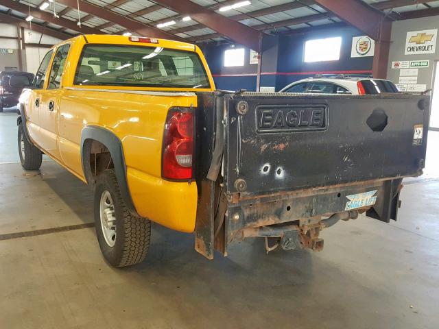 1GCHC23U64F134356 - 2004 CHEVROLET SILVERADO YELLOW photo 3