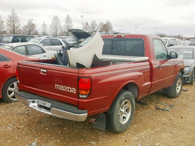 4F4YR12C1WTM36036 - 1998 MAZDA B2500 RED photo 4