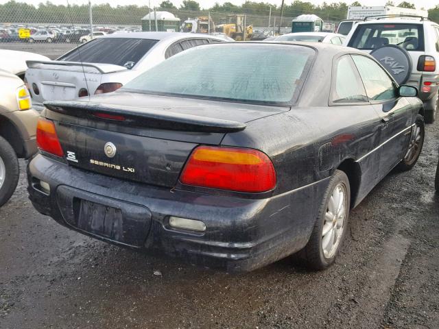 4C3AU52N1WE134108 - 1998 CHRYSLER SEBRING LX BLACK photo 4