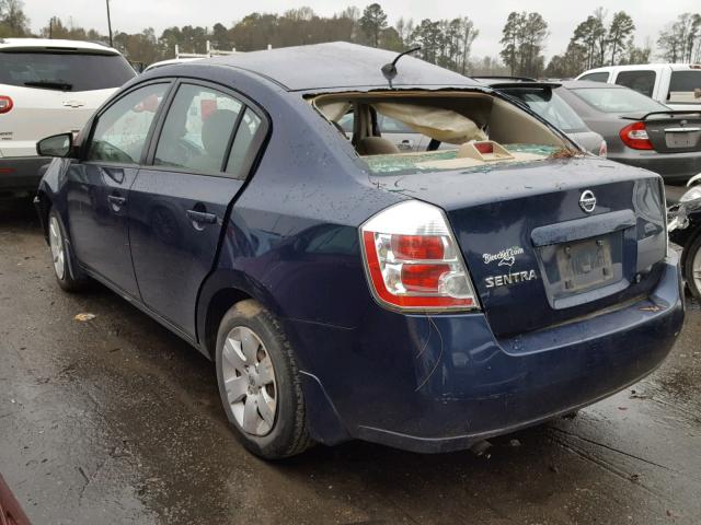 3N1AB61E18L741044 - 2008 NISSAN SENTRA 2.0 BLUE photo 3