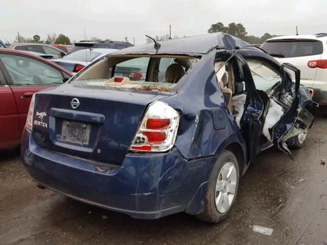 3N1AB61E18L741044 - 2008 NISSAN SENTRA 2.0 BLUE photo 4