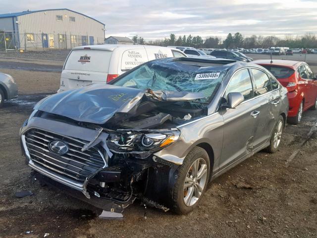 5NPE34AFXJH690870 - 2018 HYUNDAI SONATA SPO GRAY photo 2