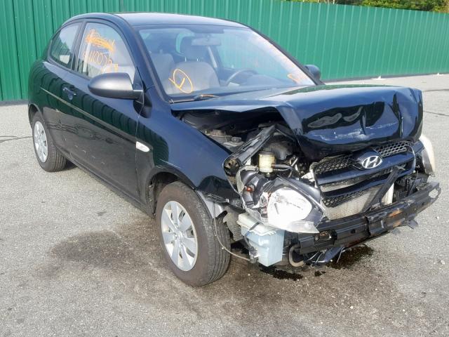 KMHCM36C28U099585 - 2008 HYUNDAI ACCENT GS BLACK photo 1