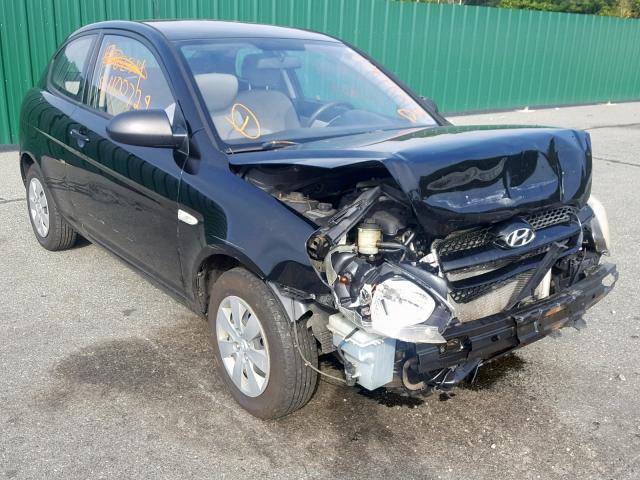 KMHCM36C28U099585 - 2008 HYUNDAI ACCENT GS BLACK photo 9