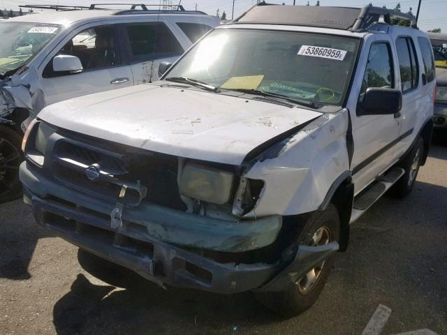 5N1ED28T81C541314 - 2001 NISSAN XTERRA XE WHITE photo 2