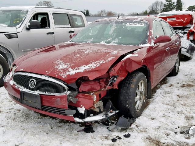 2G4WD532251218523 - 2005 BUICK LACROSSE C BURGUNDY photo 2