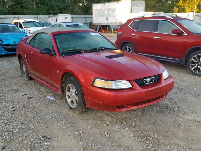 1FAFP4442YF263213 - 2000 FORD MUSTANG RED photo 1