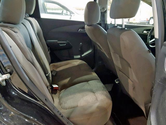 1G1JA6SH4C4187000 - 2012 CHEVROLET SONIC LS 黑色 照片 6