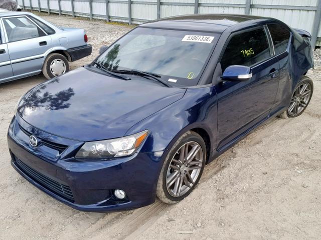 JTKJF5C73B3019502 - 2011 TOYOTA SCION TC 蓝色 照片 2