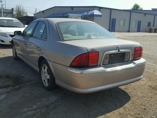 1LNHM86S91Y613733 - 2001 LINCOLN LS BEIGE photo 3