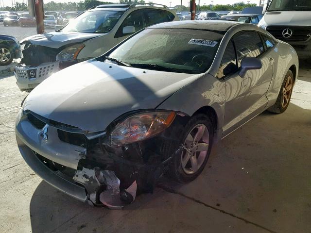 4A3AK24F28E005978 - 2008 MITSUBISHI ECLIPSE GS SILVER photo 2