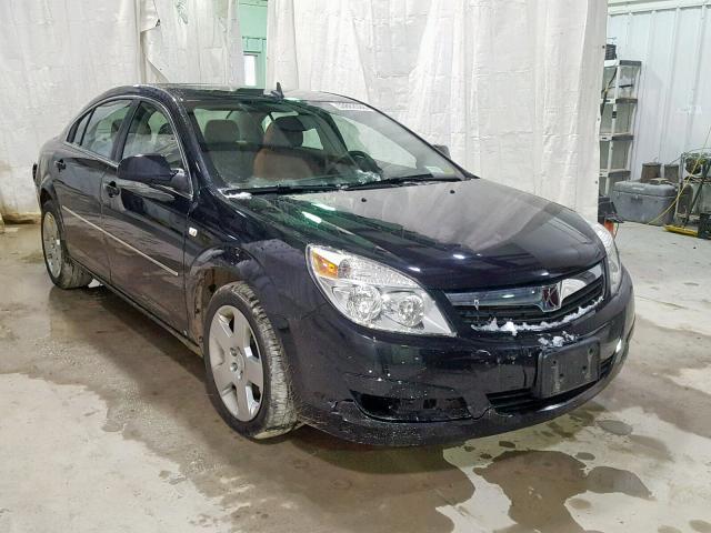 1G8ZS57N68F268893 - 2008 SATURN AURA XE BLACK photo 1