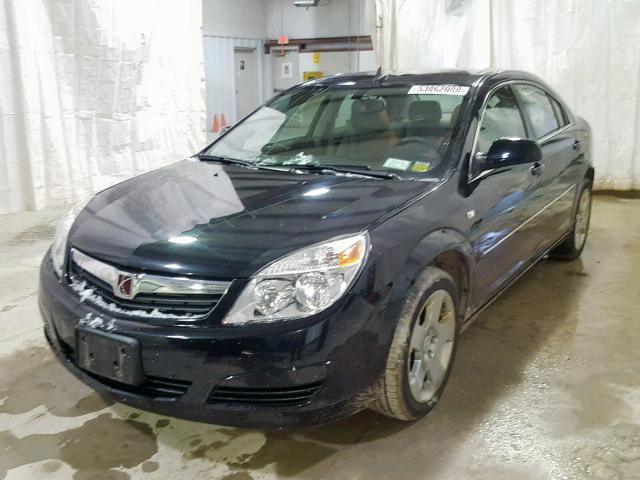 1G8ZS57N68F268893 - 2008 SATURN AURA XE BLACK photo 2