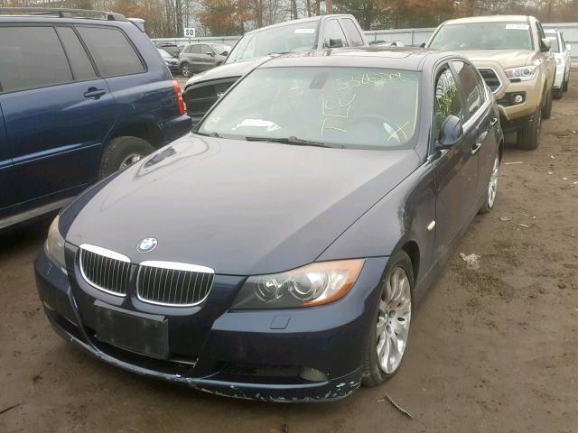 WBAVD33526KV63077 - 2006 BMW 330 XI BLUE photo 2