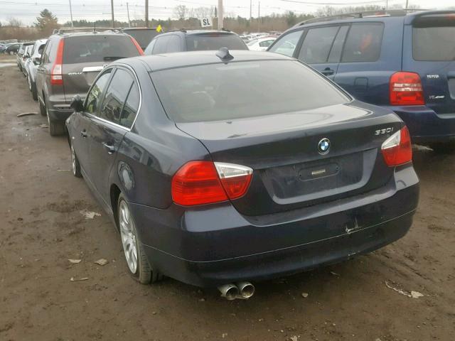 WBAVD33526KV63077 - 2006 BMW 330 XI BLUE photo 3