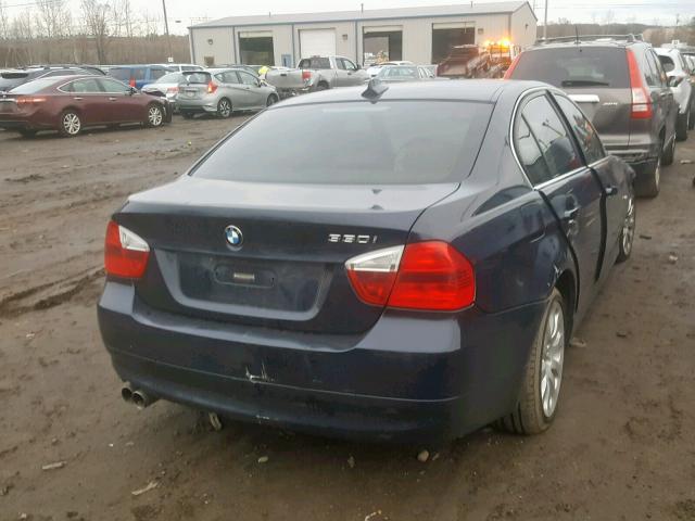 WBAVD33526KV63077 - 2006 BMW 330 XI BLUE photo 4