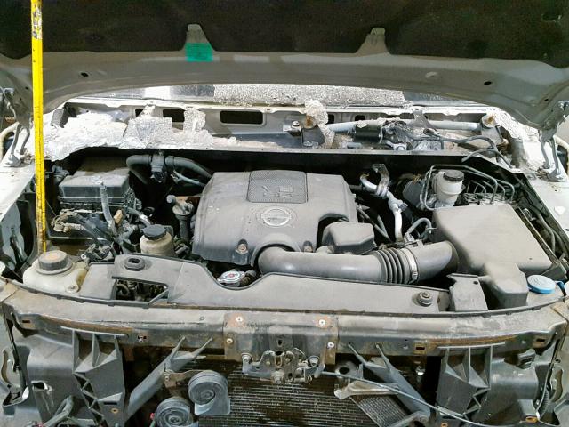 1N6AA06C69N305177 - 2009 NISSAN TITAN XE SILVER photo 7