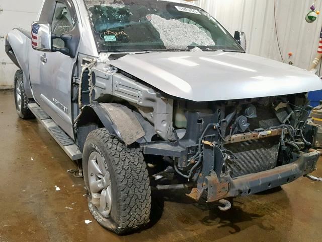 1N6AA06C69N305177 - 2009 NISSAN TITAN XE SILVER photo 9