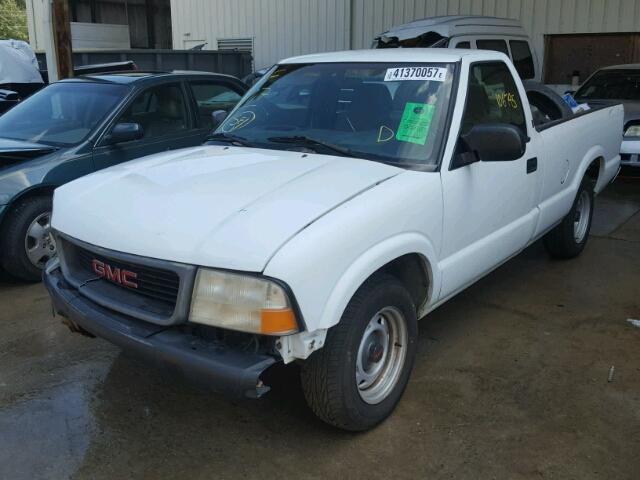 1GTCS14W9YK136705 - 2000 GMC SONOMA WHITE photo 2