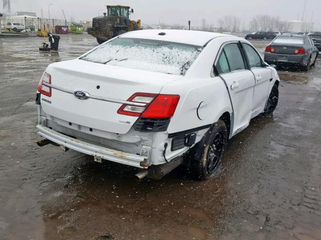 1FAHP2MK9GG118125 - 2016 FORD TAURUS POL WHITE photo 4