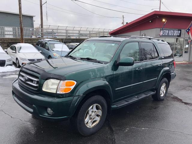 5TDBT48A21S045265 - 2001 TOYOTA SEQUOIA LI GREEN photo 2