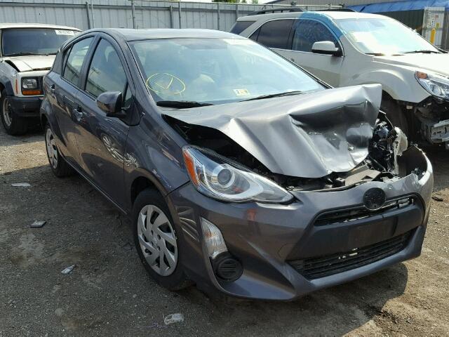 JTDKDTB34F1576828 - 2015 TOYOTA PRIUS C GRAY photo 1