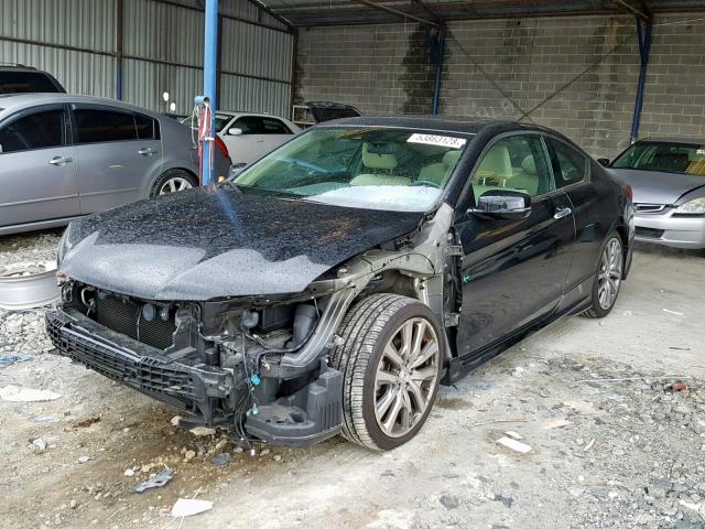 1HGCT2B81EA001373 - 2014 HONDA ACCORD EXL 黑色 照片 2